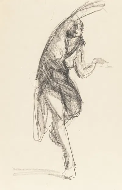 Isadora Duncan by Robert Henri, 1904 — digital art print download