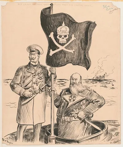 At least we know what flag they are fighting under by William Allen Rogers, 1915 — digital art print download