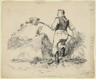 The first spadeful by William Allen Rogers, 1903 — digital art print download