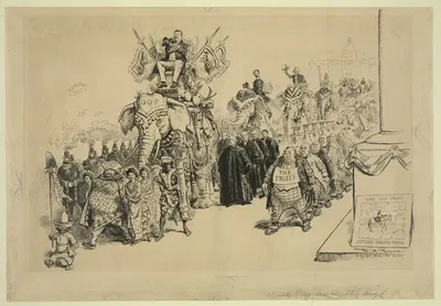 The great American Durbar by William Allen Rogers, 1905 — digital art print download