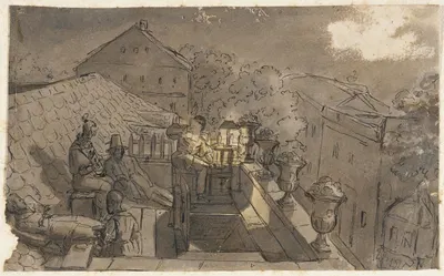 View of Cassel by Чарльз Кристиан Наль, 1832 — digital art print download
