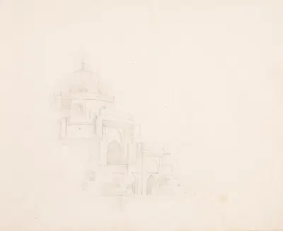 Sketchbook drawings pl10 by Эразм фон Энгерт, 1825 — digital art print download