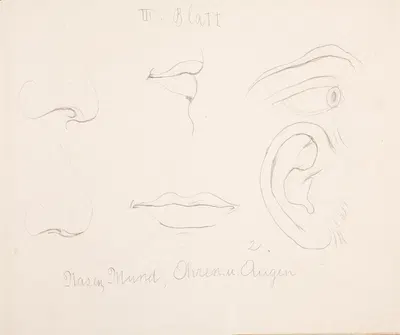 Sketchbook drawings pl11 by Эразм фон Энгерт, 1825 — digital art print download