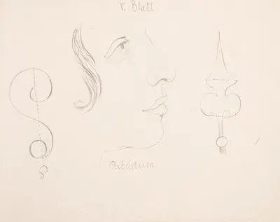 Sketchbook drawings pl13 by Эразм фон Энгерт, 1825 — digital art print download