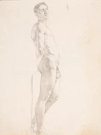 Sketchbook drawings pl3 by Эразм фон Энгерт, 1825 — digital art print download