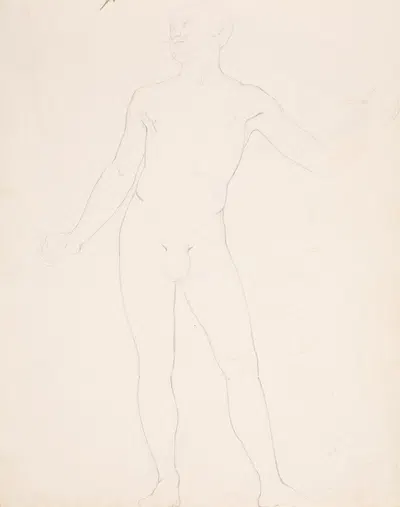 Sketchbook drawings pl5 by Эразм фон Энгерт, 1825 — digital art print download