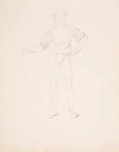 Sketchbook drawings pl8 by Эразм фон Энгерт, 1825 — digital art print download
