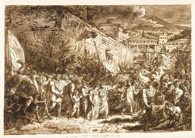 The Triumph of Paulus Emilius by Felice Giani — digital art print download