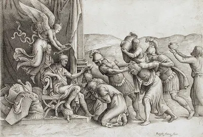 The Clemency of Scipio by Giovanni-Battista Franco — digital art print download