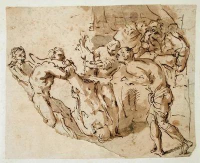 Martyrdom of Saint Simon by Giovanni Lanfranco — digital art print download