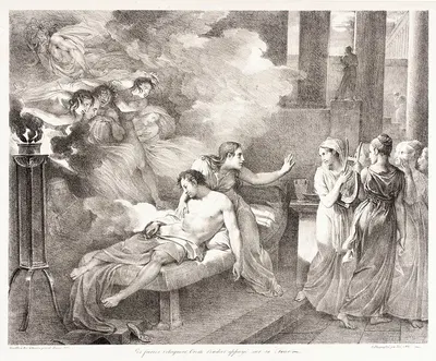 Electre by Гийом-Гийон Летиер, 1821 — digital art print download