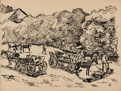 scena rodzajowa. by Иван Иванец, 1929 — digital art print download