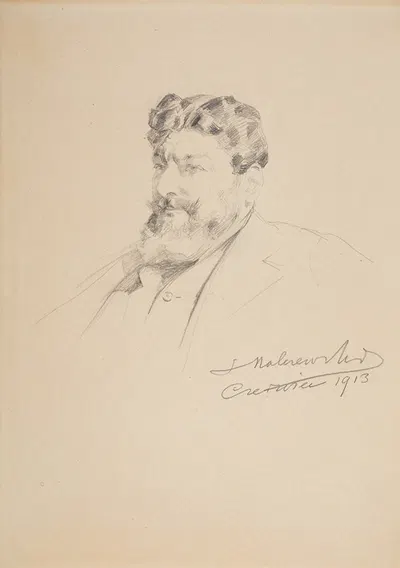 Portrait of Doctor Paweł Radecki by Яцек Мальчевский, 1913 — digital art print download