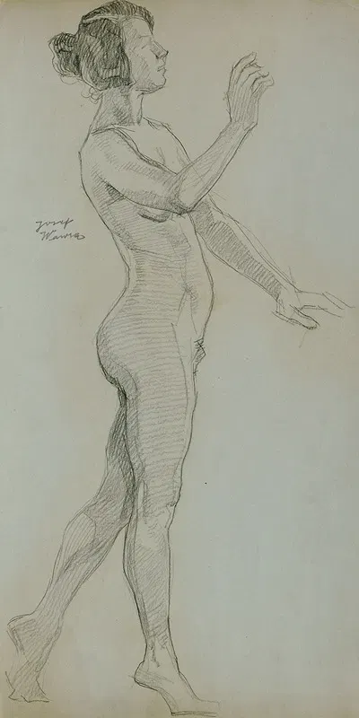 Aktstudie by Йозеф Вавра, 1925 — digital art print download