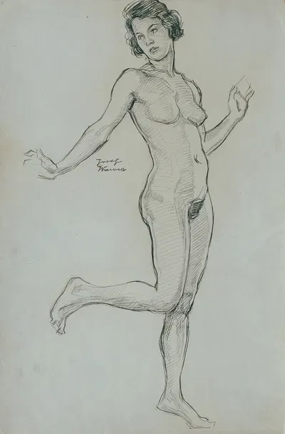Aktstudie by Йозеф Вавра, 1925 — digital art print download
