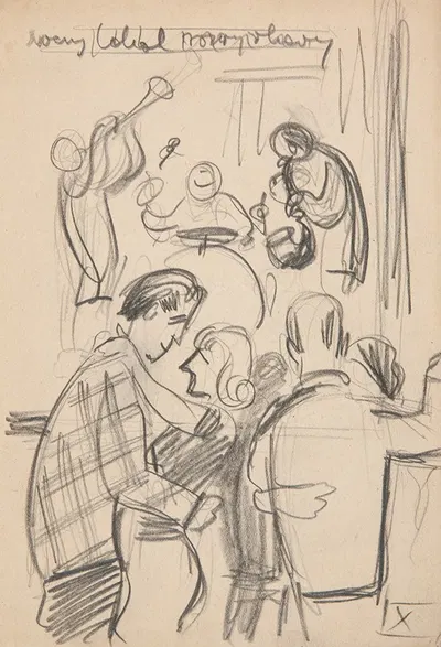Nocny lokal rozrywkowy by Marian Kopf, 1965-1969 — digital art print download