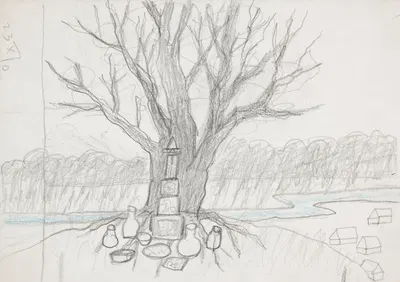 Święty dąb (Prasłowianie) by Marian Kopf, 1965-1969 — digital art print download