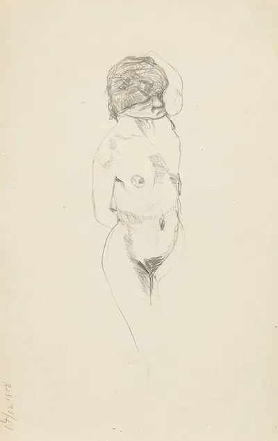 akt leżącej kobiety. by Adolf Sternschuss, 1908 — digital art print download