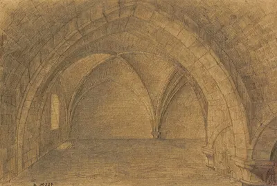 Cave 10 rue de l'Abbaye by Aglaüs Bouvenne, 1862 — digital art print download