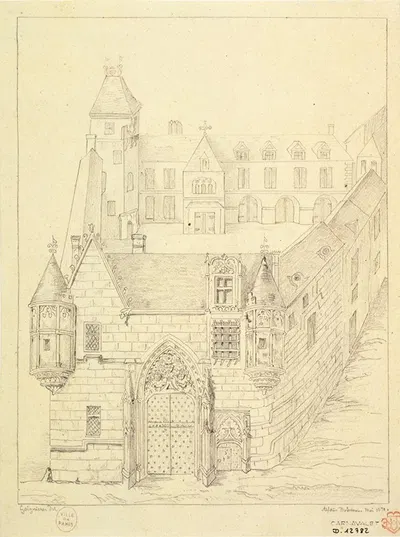 Hôtel de Sens by Aglaüs Bouvenne, 1870 — digital art print download