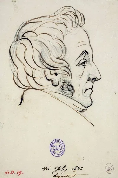 Portrait de M. Joly. by Alexandre François Baudet-Dulary, 1832 — digital art print download