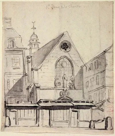 Saint-Denis de la Châtre by Альфред Боннардо, 1820 - 1830 — digital art print download