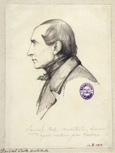 Portrait de Pascal Coste, architecte (1787-1879) by Антуан-Франсуа Калле, 1787-1879 — digital art print download