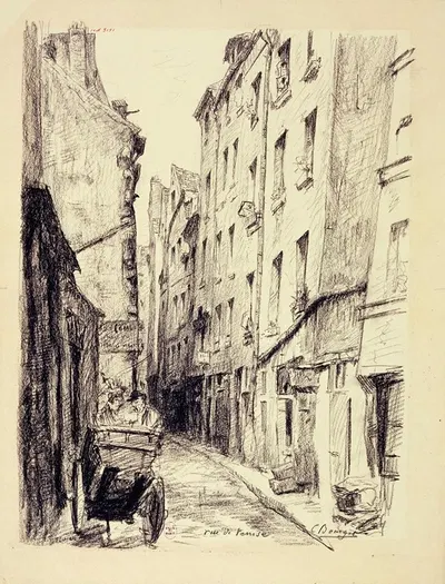 La rue de Venise by Камиль Бурже, 1855-1912 — digital art print download