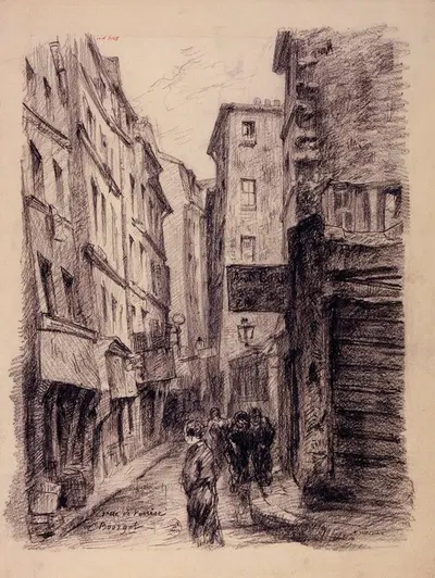 La rue de Venise by Камиль Бурже, 1855-1912 — digital art print download