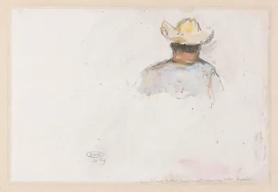 Figuurstudie van een man met een hoed by Карел Николас Сторм ван 'с-Гравесанд, 1902 — digital art print download