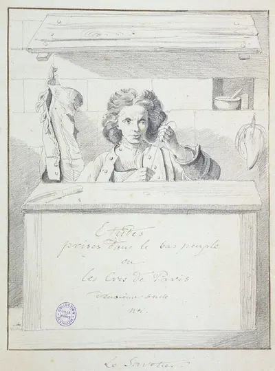 Le savetier by Эдме Бушардон, 1698 - 1762 — digital art print download
