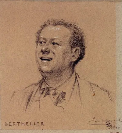 Portrait de Berthelier, acteur du Palais Royal. by Эмиль-Антуан Баяр, 1880 — digital art print download