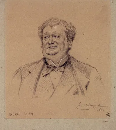 Portrait de Geoffroy, acteur du Palais Royal. by Эмиль-Антуан Баяр, 1880 — digital art print download