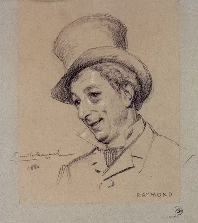 Portrait de Raymond, acteur du Palais Royal. by Эмиль-Антуан Баяр, 1880 — digital art print download