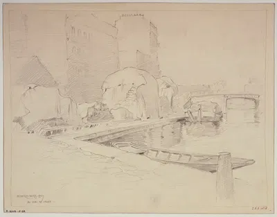 Au quai Valmy by Фердинанд Боберг, 1927 — digital art print download