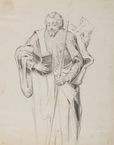 św. Tomasz by Ferdynand Bryll, 1883-1886 — digital art print download