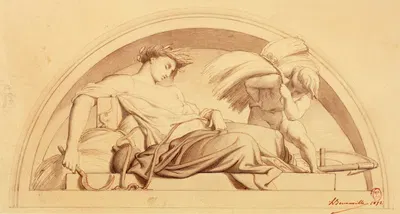 La déesse des moissons. by François-Léon Benouville — digital art print download