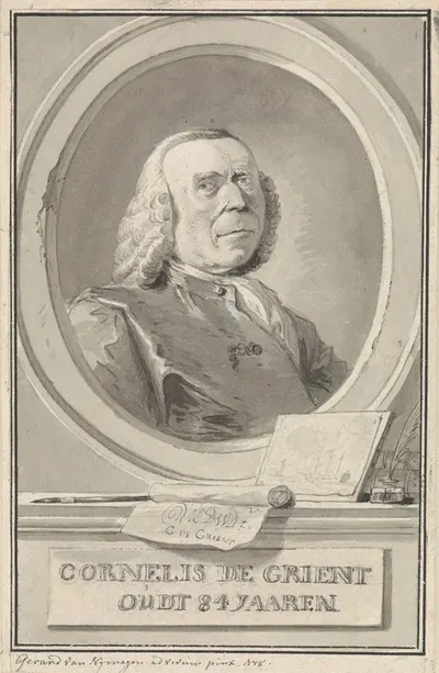 Portret van Cornelis de Grient by Жерар ван Неймеген, 1775 — digital art print download