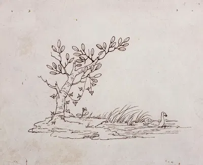 Petite composition avec un arbre by Guillaume Boichot, 1735 - 1814 — digital art print download