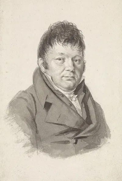 Portret van Carl Joseph Fodor by Hendrik Willem Caspari, 1780 - 1829 — digital art print download