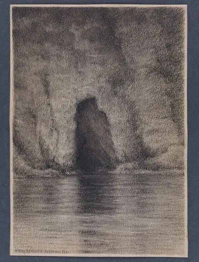 Grotte à Sorrente by Henry Brokman, 1921 — digital art print download