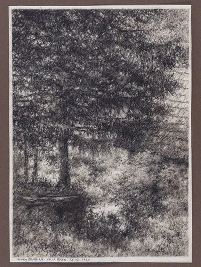 Villa Ibsen, Siusi by Henry Brokman, 1925 — digital art print download