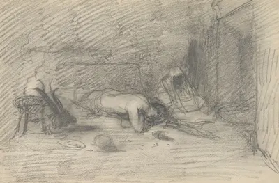 scena śmierci młodej dziewczyny by Генрик Симирядзкий, 1883 — digital art print download