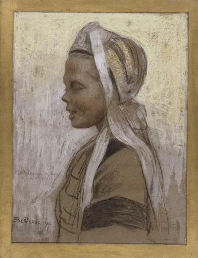 Etude pour la Bretagne mystique by Ипполит Доминик Берто, 1906 — digital art print download
