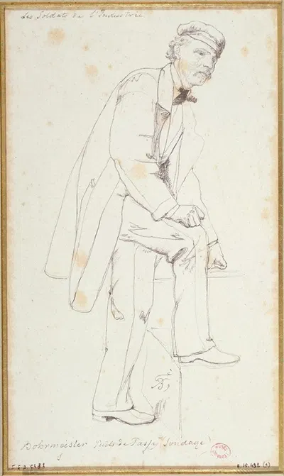 'Les soldats de l'industrie', maître foreur du puits de Passy (1855-1861) by Игнас Франсуа Боннум, 1855-1861 — digital art…