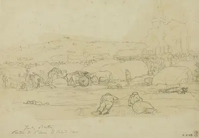 Pardon de Sainte-Anne-la-Palud by Жюль Брета, 1868 — digital art print download