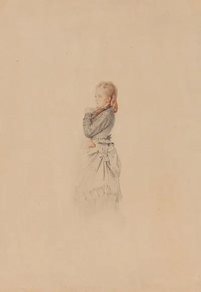 Portrait de sa soeur by Мари Браккемонд, 1845-1916 — digital art print download