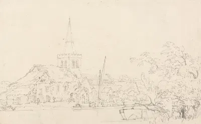 Great Marlow Church, Buckinghamshire by Томас Гиртин — digital art print download