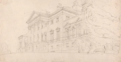 Harewood House, Yorkshire by Томас Гиртин — digital art print download
