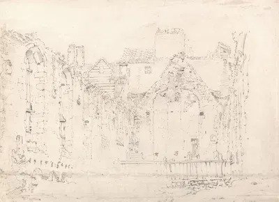 Ruins of Savoy Palace by Томас Гиртин — digital art print download